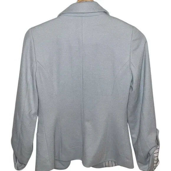 41 HAWTHORN Gray Open Front Blazer Jacket - Picture 3 of 5